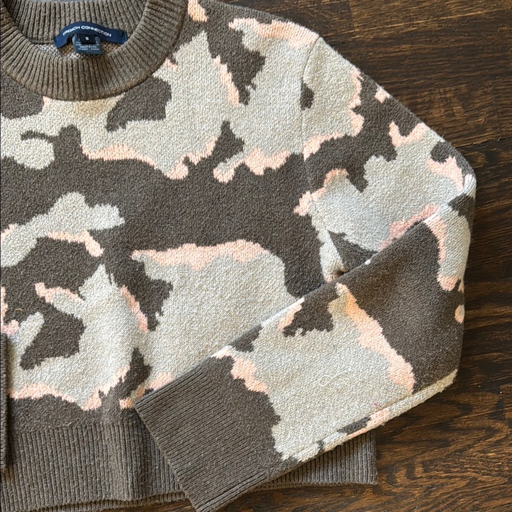 French Connection Camouflage Patterned Sweater - image 3